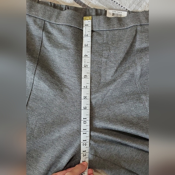 Alfani Gray Cuffed Straight Leg Stretch Pull On Pants - Picture 8 of 8